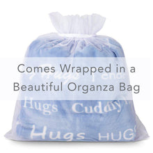 Load image into Gallery viewer, Hugs Blanket The Perfect Caring Gift (Blue)