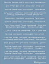 Load image into Gallery viewer, Healing Thoughts Blanket The Perfect Caring Gift (Blue)