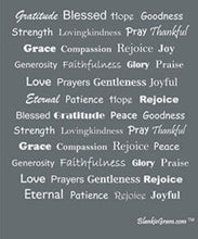 Load image into Gallery viewer, Faith Blanket The Perfect Caring Gift (Grey)