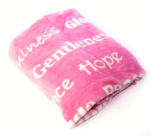 Load image into Gallery viewer, Faith Blanket The Perfect Caring Gift (Pink)