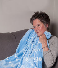 Load image into Gallery viewer, Faith Blanket The Perfect Caring Gift (Blue)