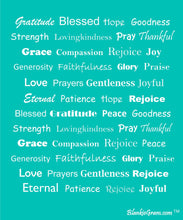 Load image into Gallery viewer, Faith Blanket The Perfect Caring Gift (Teal)