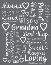 Load image into Gallery viewer, Grandmother Throw Blanket for Kind Loving and Inspiring Grandmas The Perfect Caring Gift (Gray)