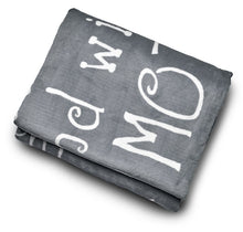 Load image into Gallery viewer, Mother Throw Blanket for Loving, Kind &amp; Inspiring Moms (Grey)