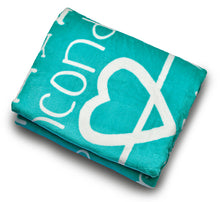 Load image into Gallery viewer, I love You Throw Blanket The Perfect Caring Gift for Best Friends, Couples & Family, (Teal)