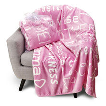 Load image into Gallery viewer, Mother Throw Blanket for Loving, Kind & Inspiring Moms (Pink)