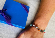 Load image into Gallery viewer, Handmade Blessing Bracelet The Perfect Caring Gift (Blue)