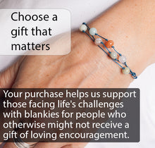 Load image into Gallery viewer, Handmade Blessing Bracelet The Perfect Caring Gift (Blue)