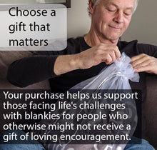 Load image into Gallery viewer, Bravery Inspirational Throw Blanket For Strength & Encouragement (Grey)