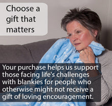 Load image into Gallery viewer, Faith Blanket The Perfect Caring Gift (Blue)