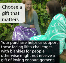 Load image into Gallery viewer, You Are Awesome Throw Blanket to Express Gratitude and Admiration (Teal)