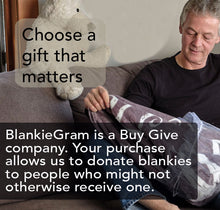 Load image into Gallery viewer, You Are Awesome Throw Blanket to Express Gratitude and Admiration (Grey)