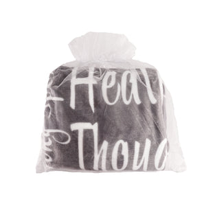 Healing Wishes Throw Blanket The Perfect Caring Gift (Grey)