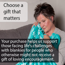 Load image into Gallery viewer, Hugs Blanket The Perfect Caring Gift (Teal)