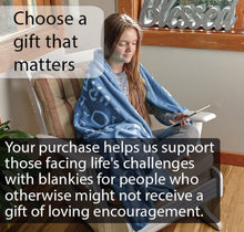 Load image into Gallery viewer, I love You Throw Blanket The Perfect Caring Gift for Best Friends, Couples & Family, (Blue)