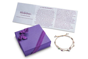 Best Friend Bracelet with a Heart Warming Inspirational Card Presented in a Gorgeous Gift Box: The Perfect Caring Gift by BlankieGram (Tan)