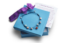 Load image into Gallery viewer, Handmade Blessing Bracelet The Perfect Caring Gift (Blue)