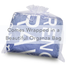 Load image into Gallery viewer, Bravery Inspirational Throw Blanket For Strength & Encouragement (Blue)