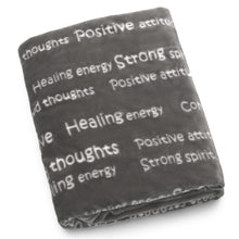 Load image into Gallery viewer, Healing Thoughts Blanket The Perfect Caring Gift (Gray)