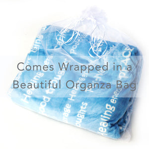Healing Thoughts Blanket The Perfect Caring Gift (Blue)