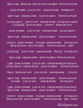 Load image into Gallery viewer, Healing Thoughts Blanket The Perfect Caring Gift (Purple)