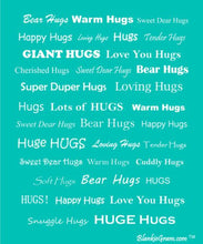 Load image into Gallery viewer, Hugs Blanket The Perfect Caring Gift (Teal)