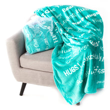 Load image into Gallery viewer, Hugs Blanket The Perfect Caring Gift (Teal)