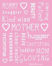 Load image into Gallery viewer, Mother Throw Blanket for Loving, Kind &amp; Inspiring Moms (Pink)