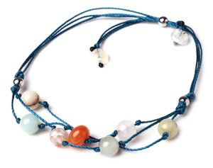 Handmade Blessing Bracelet The Perfect Caring Gift (Blue)