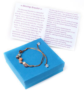 Handmade Blessing Bracelet The Perfect Caring Gift (Tan)