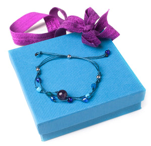 Handmade Healing Energy Bracelet The Perfect Caring Gift (Blue)