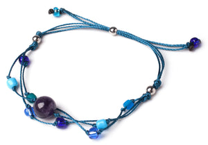 Handmade Healing Energy Bracelet The Perfect Caring Gift (Blue)