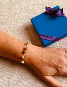 Handmade Blessing Bracelet The Perfect Caring Gift (Blue)