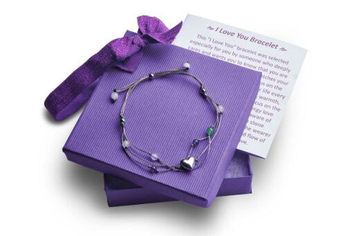 Best Friend Bracelet with a Heart Warming Inspirational Card Presented in a Gorgeous Gift Box: The Perfect Caring Gift by BlankieGram (Taupe)