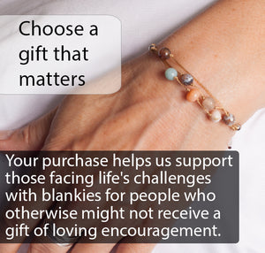 Handmade Blessing Bracelet The Perfect Caring Gift (Tan)