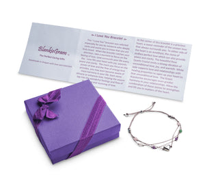 Best Friend Bracelet with a Heart Warming Inspirational Card Presented in a Gorgeous Gift Box: The Perfect Caring Gift by BlankieGram (Taupe)